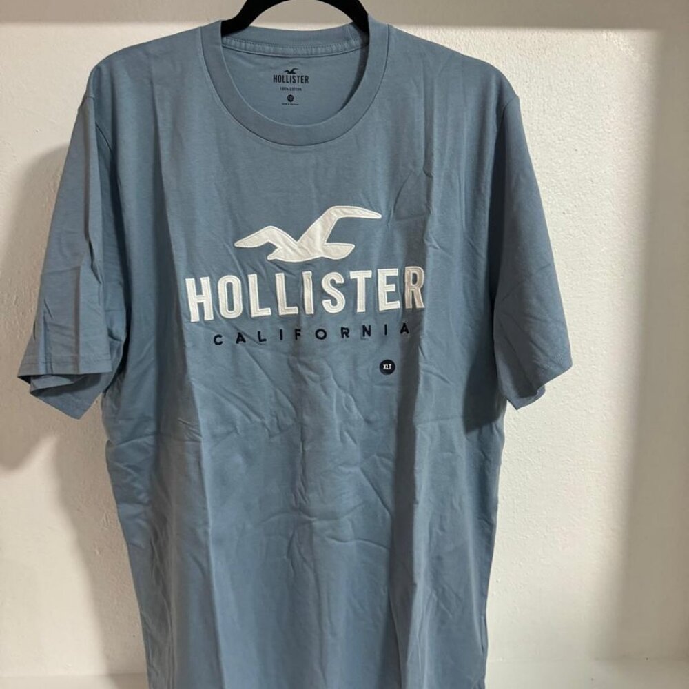 Hollister Cotton Logo Graphic Tee